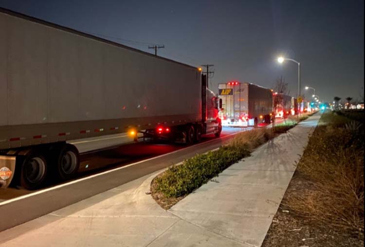 2020年11月底LAX9爆倉(cāng)程度非常厲害