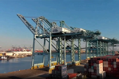 LA洛杉磯港碼頭群的WBCT公共碼頭